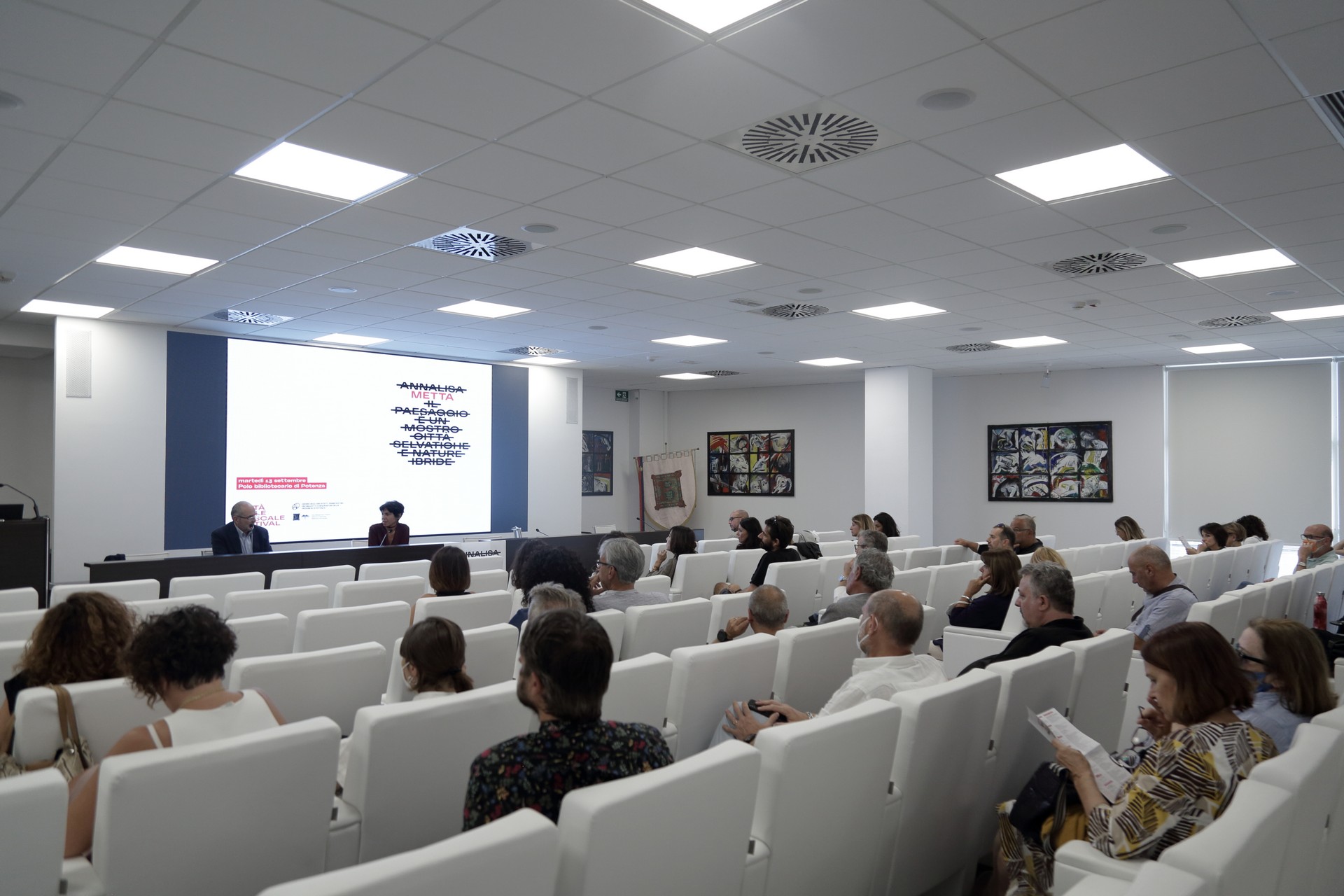 Città cento scale al Polo bibliotecario di Potenza