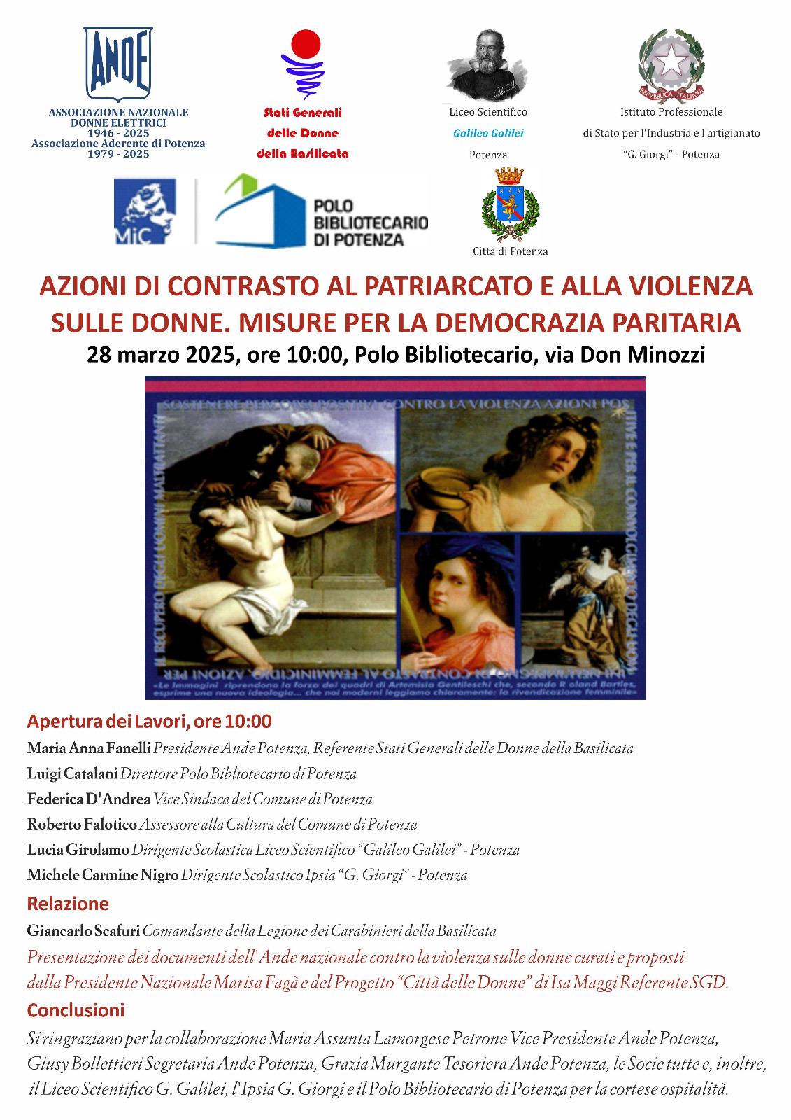 Azioni di contrasto al patriarcato e alla violenza sulle donne