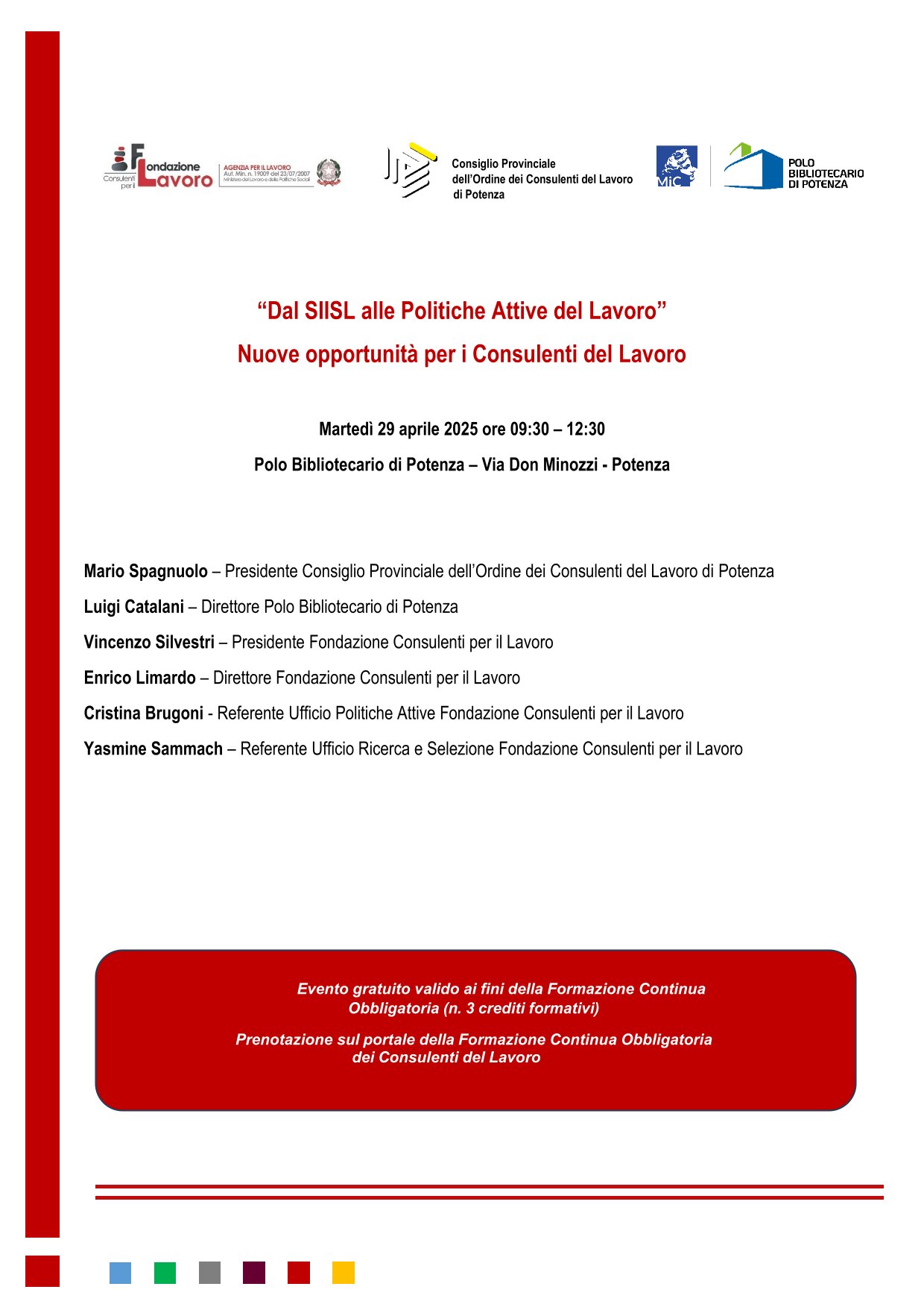 Dal SIISL alle Politiche Attive del Lavoro