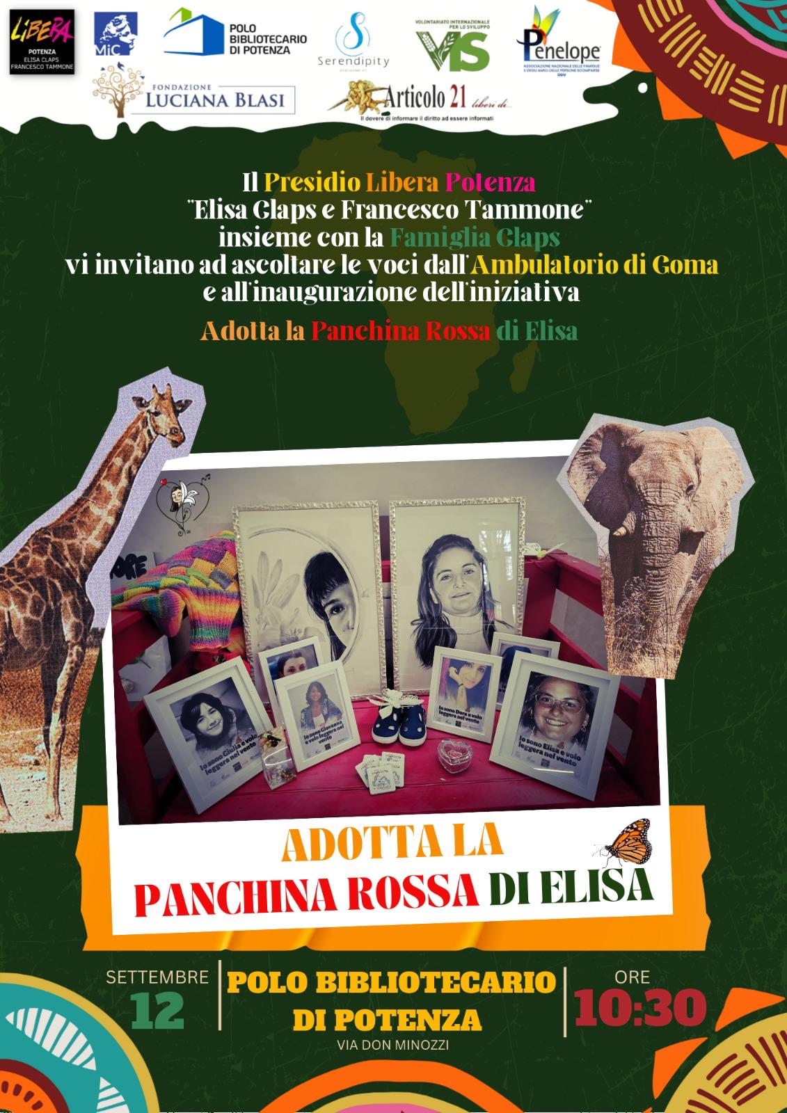 Adotta la Panchina Rossa di Elisa