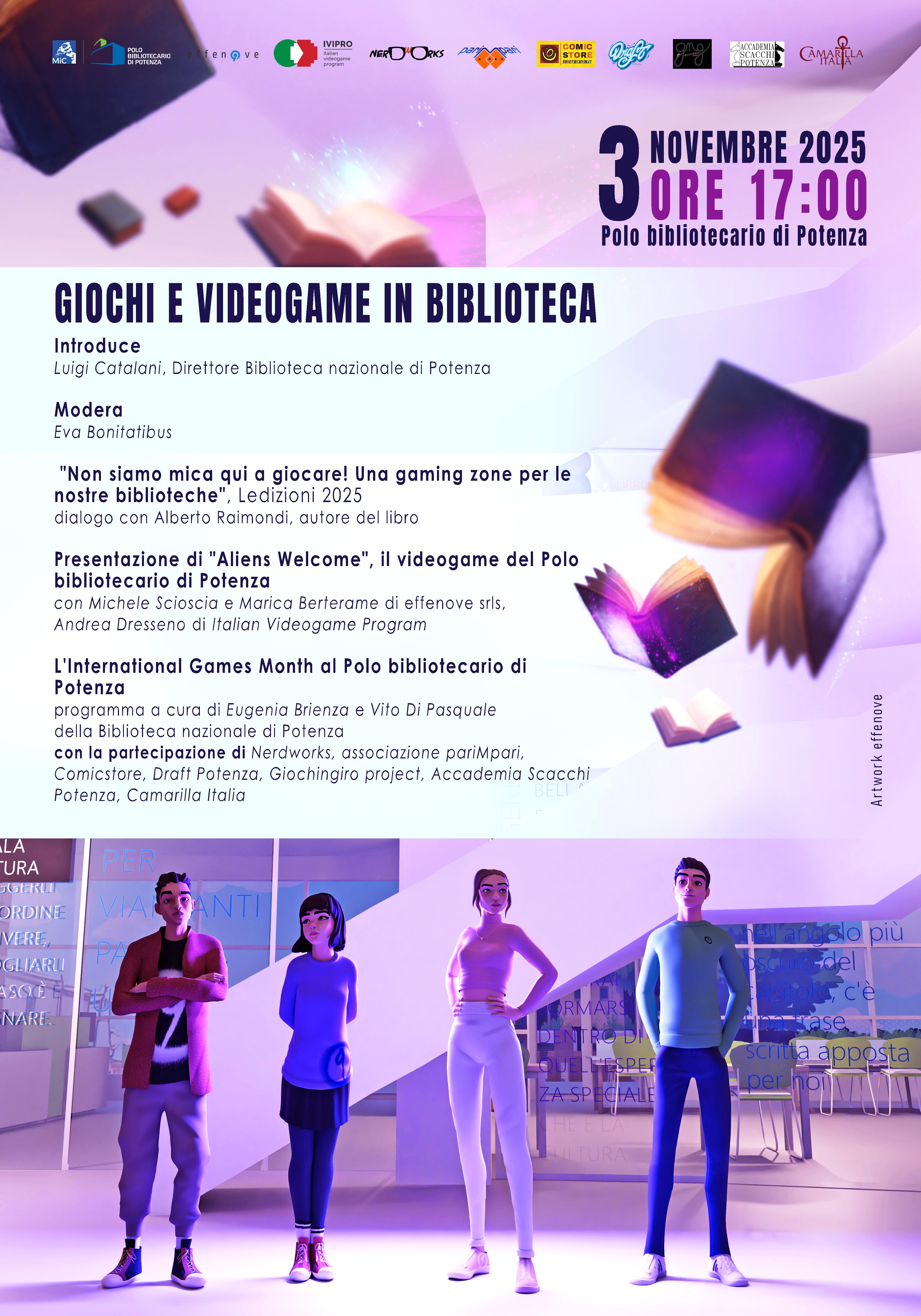 Giochi e videogame in Biblioteca