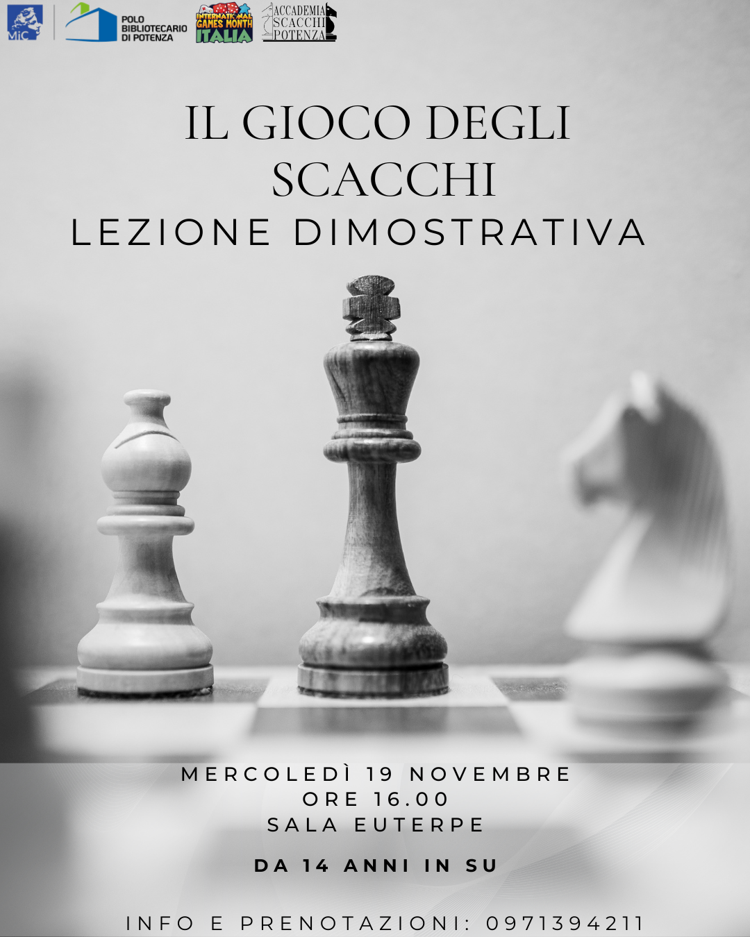 Giochi in Biblioteca con l'Accademia Scacchi Potenza