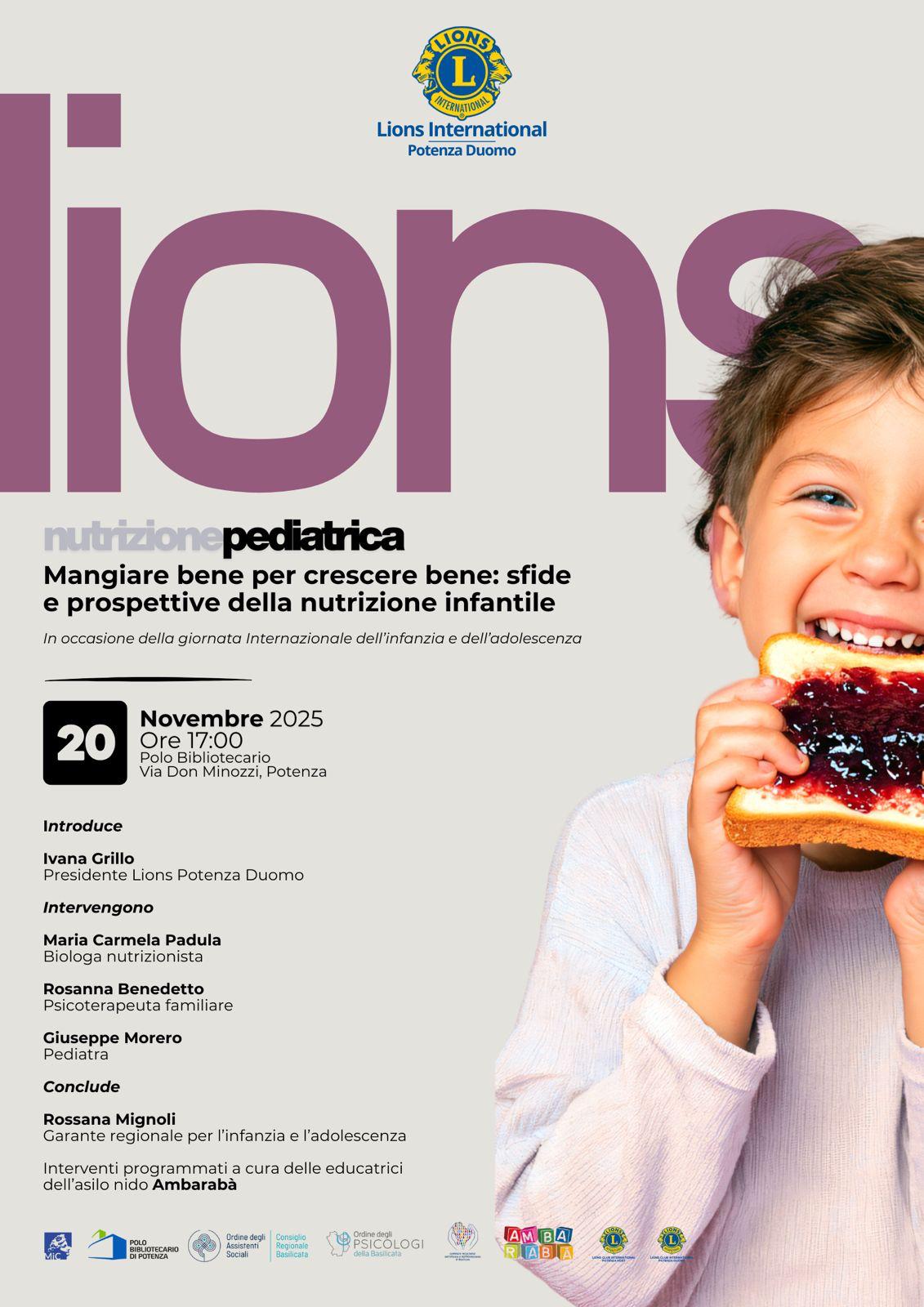 Nutrizione Pediatrica - Lions International