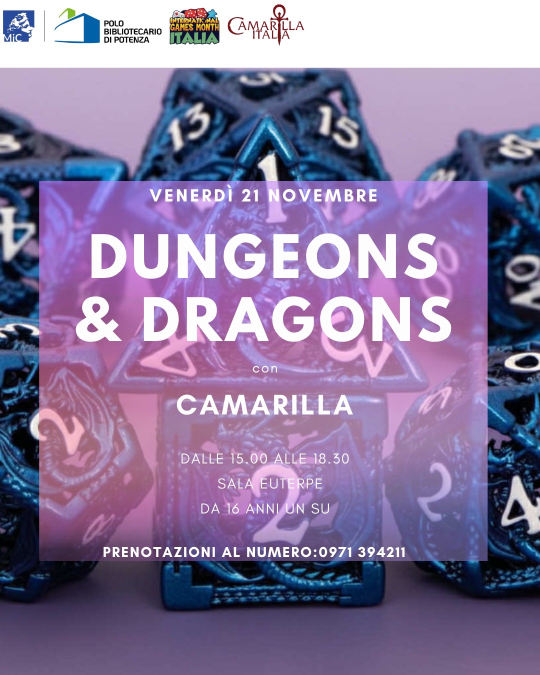 Giochi in Biblioteca con Camarilla