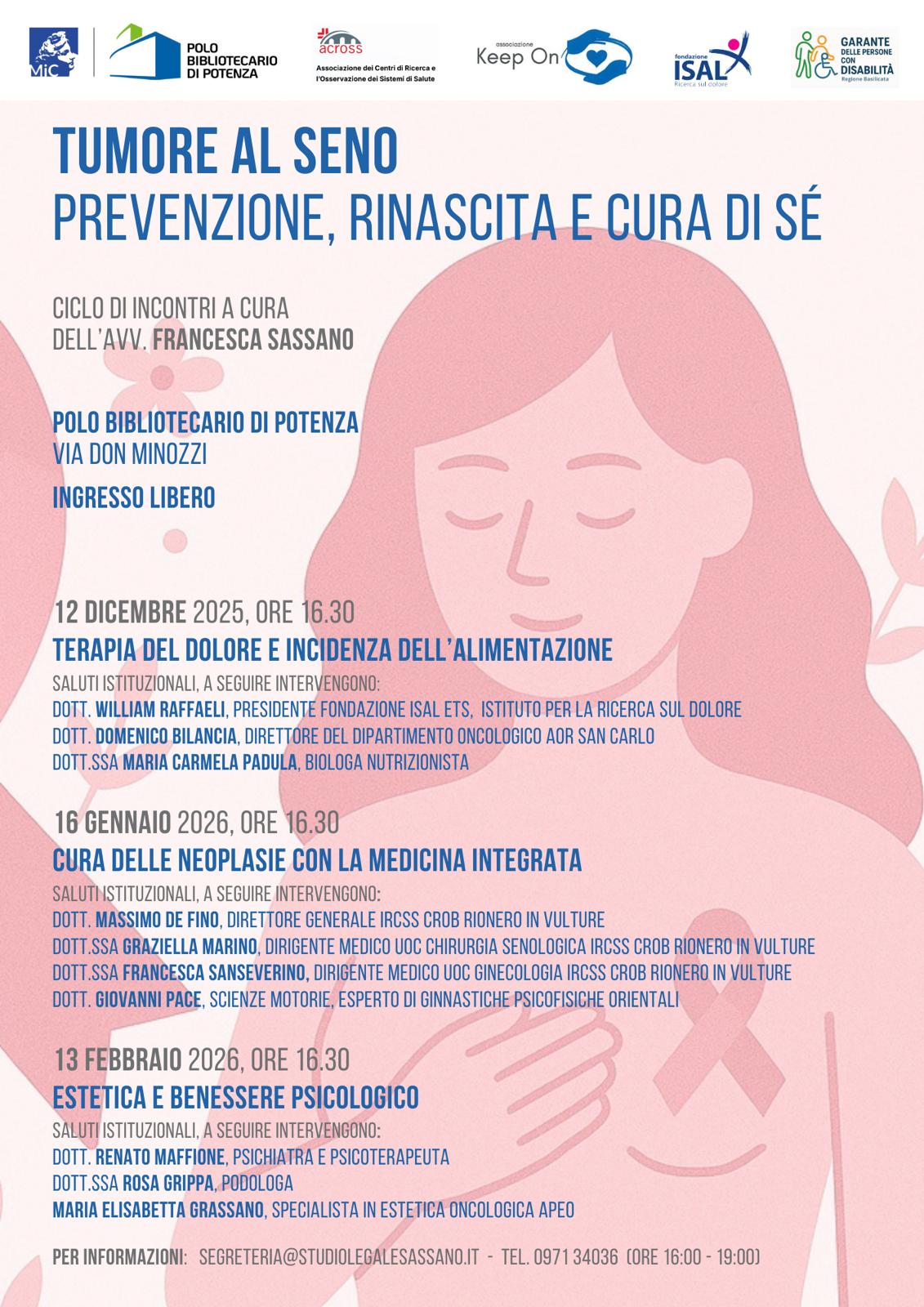 Tumore al seno, prevenzione, rinascita e cura di sè